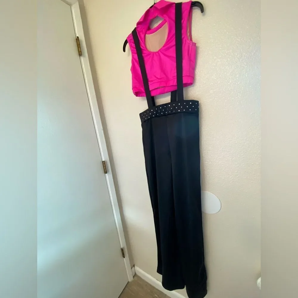 WEISSMAN Dance Costume menswear hot pink black Bye Bye Blackbird 14089 SA